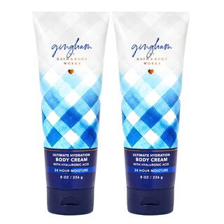 Foto 2 | Foto 2 | Crema Corporal Bath & Body Works Gingham Ultimate Hydration 240 Ml X2 - Venta Internacional.
