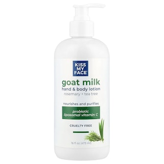 Foto 1 | Foto 1 | Loción Kiss My Face De Leche De Cabra Para Manos Y Cuerpo Con Romero Y Árbol De Té - Venta Internacional.