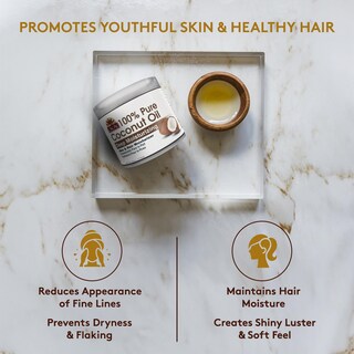 Foto 3 | Foto 3 | Aceite De Coco Okay 100% Puro Para El Cabello Y La Piel, Bote De 180 Ml, Paquete De 1 - Venta Internacional.