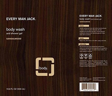 Foto 3 | Foto 3 | Gel De Baño Every Man Jack Sandalwood 500 Ml - Venta Internacional.