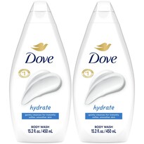 Gel De Baño Dove Hydrate Hidratante  450 Ml  Paquete De 2 - Venta Internacional.