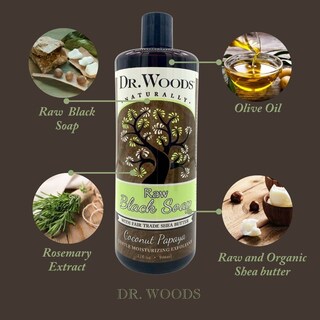 Foto 4 | Foto 4 | Jabón Dr. Woods Raw Hidratante Con Coco Negro Y Papaya 960ml - Venta Internacional.