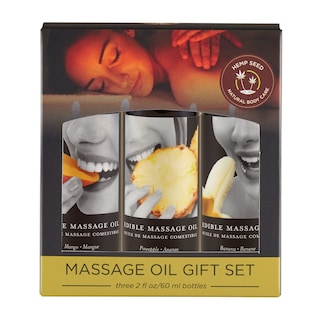 Foto 1 | Foto 1 | Set De Regalo De Aceite De Masaje Earthly Body Edible 3 X 60 Ml Vegano - Venta Internacional.