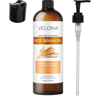 Foto 3 | Foto 3 | Aceite Portador: Aceite De Salvado De Arroz Velona 473 Ml 100% Puro Y Natural - Venta Internacional.