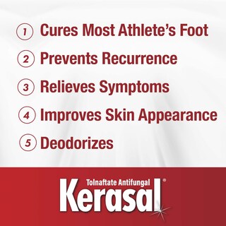 Foto 3 | Foto 3 | Gel Para Pie De Atleta Kerasal 5 En 1, Transparente Y Sedoso, 12 Ml - Venta Internacional.