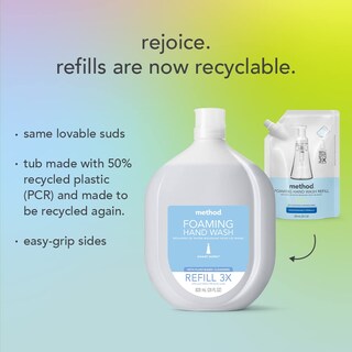 Foto 4 | Foto 4 | Método De Recarga De Jabón Espumoso Para Manos Sea Minerals, 800 Ml (paquete De 4) - Venta Internacional.