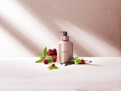 Foto 7 | Foto 7 | Jabón De Manos Method Gel Con Vainilla Y Frambuesa, 360 Ml, 3 Veces, Reutilizable - Venta Internacional.