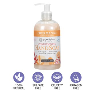 Foto 5 | Foto 5 | Jabón Líquido Para Manos Ginger Lily Farms Coco Mango 360 Ml X6 - Venta Internacional.