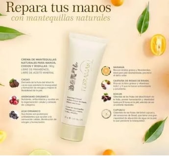 Foto 2 | Foto 2 | Crema Terramar Crema Para Manos Y Codos, Hidratación Mantequillas Naturales