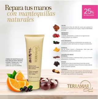 Foto 3 | Foto 3 | Crema Terramar Crema Para Manos Y Codos, Hidratación Mantequillas Naturales