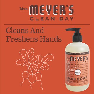 Foto 4 | Foto 4 | Jabón Líquido Para Manos Mrs. Meyer's Clean Day Con Aroma A Rábano 370 Ml X2 - Venta Internacional.