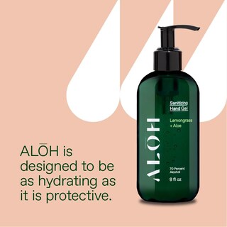 Foto 6 | Foto 6 | Gel Desinfectante Para Manos Aloh Alōh Lemongrass + Aloe 200 Ml Paquete De 2 - Venta Internacional.