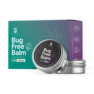 Foto 1 | Foto 1 | Set De 2 Bálsamos Anti-picaduras De Insectos Natural 113g C/u. Bug Free Balm. B Life