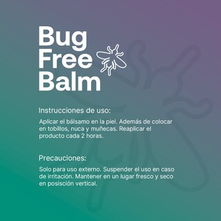 Foto 4 | Foto 4 | Set De 2 Bálsamos Anti-picaduras De Insectos Natural 113g C/u. Bug Free Balm. B Life