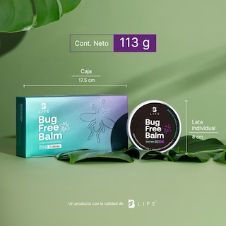 Foto 7 | Foto 7 | Set De 2 Bálsamos Anti-picaduras De Insectos Natural 113g C/u. Bug Free Balm. B Life