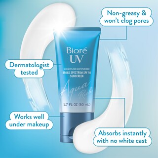 Foto 2 | Foto 2 | Protector Solar Bioré Uv Aqua Rich Spf 50 Pa++++ 50 Ml, Paquete De 3 - Venta Internacional.
