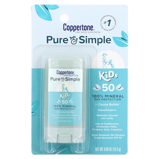 Foto 2 | Foto 2 | Protector Solar En Barra Coppertone Pure & Simple Kids Spf 50 - Venta Internacional.