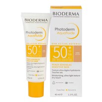 Bioderma Photoderm Aquafluide Protector Solar Fps 50+ Toque Seco, Tono Dorado 40 Ml