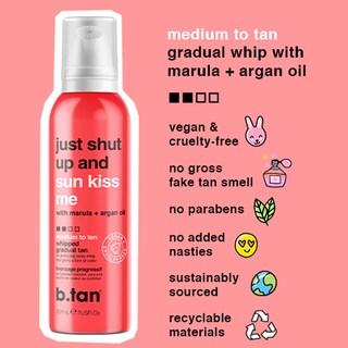 Foto 3 | Foto 3 | Autobronceador B.tan Just Shut Up & Sun Kiss Me 207 Ml - Venta Internacional