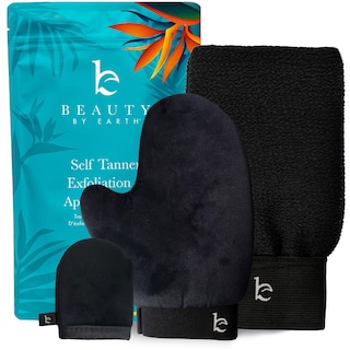 Foto 1 | Foto 1 | Set De Guantes Bronceadores Beauty By Earth Self Tanner Con Exfoliante - Venta Internacional.