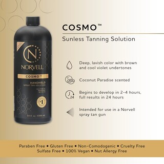 Foto 2 | Foto 2 | Solución Bronceadora En Aerosol Norvell Cosmo 1l Con Extracto De Semilla De Tomate - Venta Internacional.