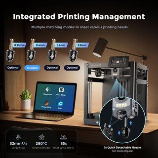 Foto 6 | Foto 6 | Impresora 3d Flashforge Adventurer 5m Con Nivelación Automática 280°c - Venta Internacional.