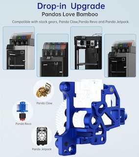 Foto 2 | Foto 2 | Actualización De Extrusora Biqu Panda Para Bambu-lab P1s P1p X1c X1e - Venta Internacional.