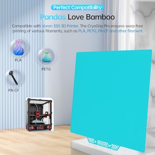 Foto 5 | Foto 5 | Placa De Construcción Biqu Cryogrip Pro Glacier 356x356 Mm Para Voron 350 - Venta Internacional.