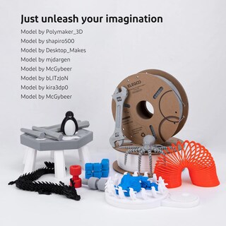 Foto 6 | Foto 6 | Filamento Para Impresora 3d Elegoo Pla De 1,75 Mm, Color Verde Mar, 1 Kg - Venta Internacional.