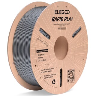 Foto 1 | Foto 1 | Filamento Para Impresora 3d Elegoo Rapid Pla Plus, 1,75 Mm, Plateado, 1 Kg - Venta Internacional.