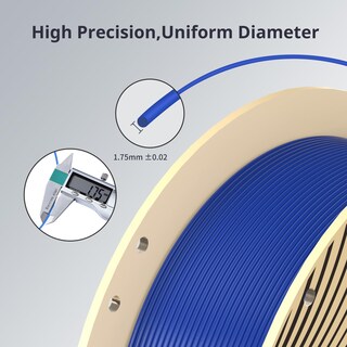 Foto 2 | Foto 2 | Filamento Para Impresora 3d Anycubic Pla, 1,75 Mm, 1 Kg, Azul Deslumbrante - Venta Internacional.