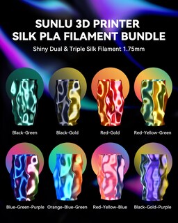 Foto 2 | Foto 2 | Minipaquete De Filamento De Seda Sunlu Para Impresora 3d, 2 Kg En Total - Venta Internacional.