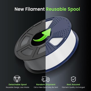 Foto 6 | Foto 6 | Filamento Para Impresora 3d Sunlu Pla De 1,75 Mm, Bobina De 1 Kg, Blanco - Venta Internacional.