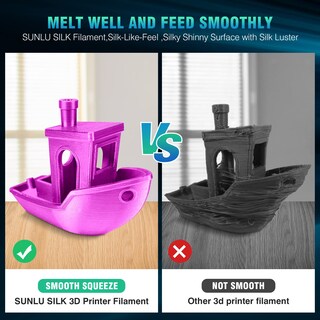 Foto 5 | Foto 5 | Filamento Para Impresora 3d Sunlu Pla Silk, 1,75 Mm, 250 G X 8 Rollos - Venta Internacional.