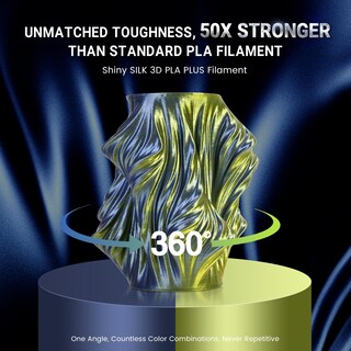 Foto 4 | Foto 4 | Filamento Para Impresora 3d Sunlu Silk Pla+, Triple Color, 1,75 Mm - Venta Internacional.