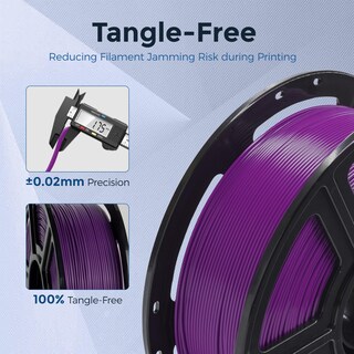 Foto 5 | Foto 5 | Filamento Para Impresora 3d Flashforge Petg Pro De 1,75 Mm, Color Morado, 1 Kg - Venta Internacional.