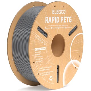 Foto 1 | Foto 1 | Filamento Para Impresora 3d Elegoo Rapid Petg De 1,75 Mm, Gris Espacial, 1 Kg - Venta Internacional.