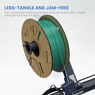 Foto 4 | Foto 4 | Filamento Para Impresora 3d Elegoo Pla De 1,75 Mm, Color Verde Mar, 1 Kg - Venta Internacional.