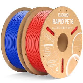 Foto 1 | Foto 1 | Filamento Para Impresora 3d Elegoo Rapid Petg De 1,75 Mm, Azul Y Rojo, 2 Kg - Venta Internacional.