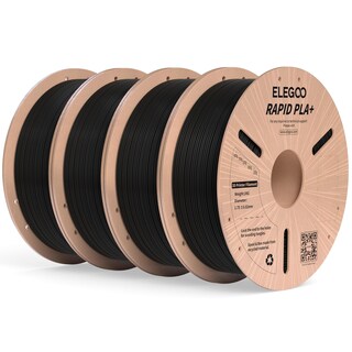 Foto 1 | Foto 1 | Filamento Para Impresora 3d Elegoo Rapid Pla Plus, 1,75 Mm, Negro, 4 Kg - Venta Internacional.