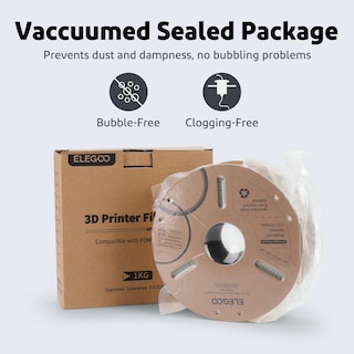 Foto 5 | Foto 5 | Filamento Para Impresora 3d Elegoo Pla Plus, 1,75 Mm, Blanco Y Negro, 2 Kg - Venta Internacional.