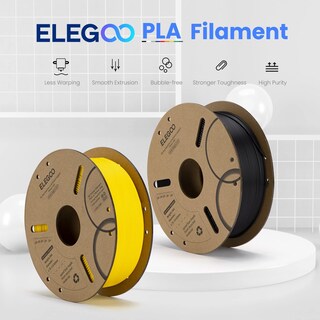 Foto 2 | Foto 2 | Filamento Para Impresora 3d Elegoo Pla De 1,75 Mm, Color Beige, 1 Kg - Venta Internacional.