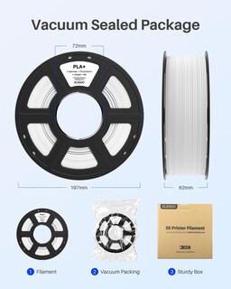 Foto 6 | Foto 6 | Filamento Para Impresora 3d Elegoo Pla+, 1,75 Mm, Marrón, 1 Kg - Venta Internacional.