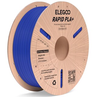 Foto 1 | Foto 1 | Filamento Para Impresora 3d Elegoo Rapid Pla Plus, 1,75 Mm, Azul, 1 Kg - Venta Internacional.