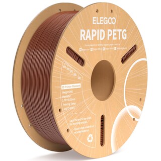 Foto 1 | Foto 1 | Filamento Para Impresora 3d Elegoo Rapid Petg De 1,75 Mm, Marrón, 1 Kg - Venta Internacional.