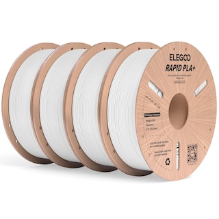 Foto 1 | Foto 1 | Filamento Para Impresora 3d Elegoo Rapid Pla Plus, 1,75 Mm, Blanco, 4 Kg - Venta Internacional.