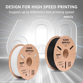 Foto 2 | Foto 2 | Filamento Para Impresora 3d Elegoo Rapid Pla Plus, 1,75 Mm, Blanco, 4 Kg - Venta Internacional.