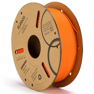 Foto 1 | Foto 1 | Filamento Para Impresora 3d Elegoo Pla 1.75 Mm Naranja 1 Kg - Venta Internacional.