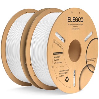 Foto 1 | Foto 1 | Filamento Para Impresora 3d Elegoo Pla Plus, 1,75 Mm, Blanco, 2 Kg - Venta Internacional.