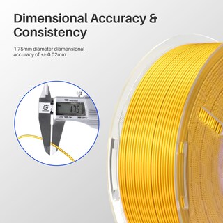 Foto 4 | Foto 4 | Filamento Para Impresora 3d Elegoo Silk Pla, 1,75 Mm, Dorado Y Plateado, 2 Kg - Venta Internacional.